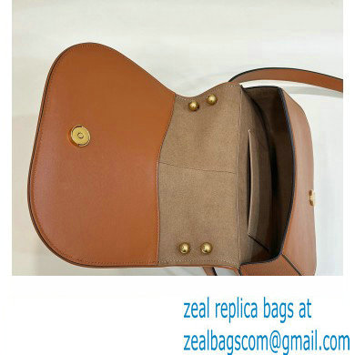Fendi C Com Medium bag in smooth and full-grain leather Brown 2023 - Click Image to Close